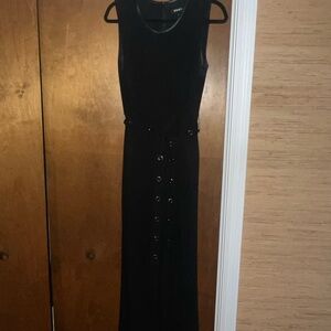 DKNY Black Sleeveless Jumpsuit